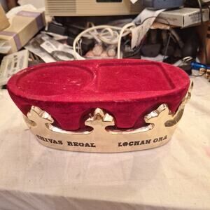 Unique Vintage Chivas Brothers Chivas Regal Lochan Ora Crown Shaped Display